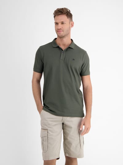 LERROS Poloshirt met COOL & DRY-functie in piquékwaliteit , Maat: M , Kleur: CHILLED OLIVE , 60% katoen, 40% polyester