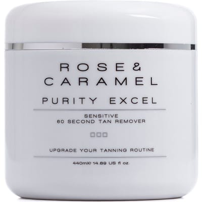 Rose & Caramel Purity Excel Sensitive 60 Second Self Tan Remover 440ml