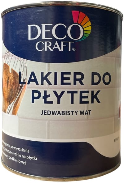 3 stuks Deco Craft Tegelverf – Zijdeglans Mat – 0,75L – Direct op Tegels – Lakier do Płytek