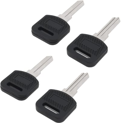 Dailygoods- Vervangingssleutels Roestvrij Staal - 2x A106 Sleutels - 2x A105 Sleutels - Compatibel met WANGTONG - Compatibel met DAMUZHI DB - Voor Brievenbus - Brievenbussleutels
