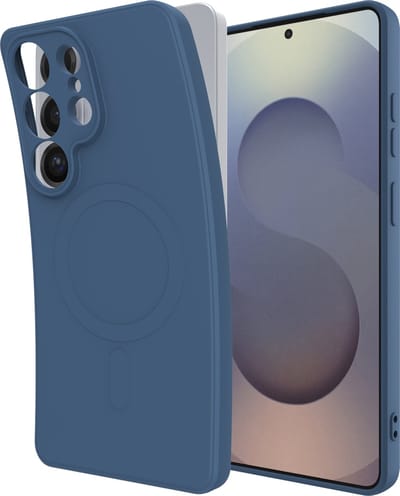 Just in Case hoesje geschikt voor Samsung Galaxy S26 Ultra Hoesje geschikt voor MagSafe - Color Backcover - Blauw