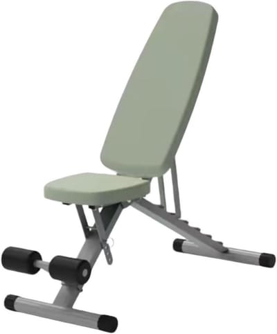 Opvouwbare Trainingsbank - Halterbank Oefenstoel - Thuisfitness Kracht - 8 Rug Posities - 400 Kg Capaciteit - Zwart