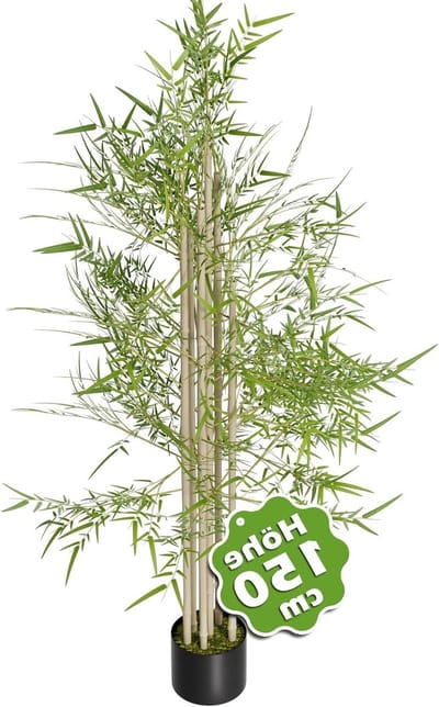 Kunstplant Bamboe - Kunstboom Pot - Woonkamer Decoratie - Onderhoudsvrij - 150 cm - Groen
