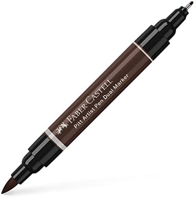 Dual Marker India Inkt - donker sepia