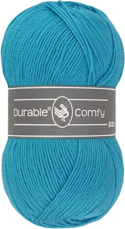 Durable Comfy - 373 Cyan Blue - Acrylgaren met Verfijnde Microvezel