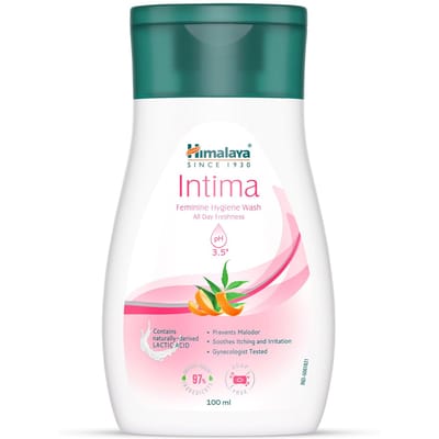 Himalaya Intima Feminine Hygiene Wash 100 ml Dagelijkse Intieme Verzorging Balanceert pH Verlicht Jeuk Irritatie Voor Frisheid En Comfort