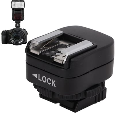 Dailygoody - Flitsschoenadapter - PC Sync-verbindingspoort - Lichtgewicht - Camera-accessoires - Voor Sony A7-serie - Kunststof