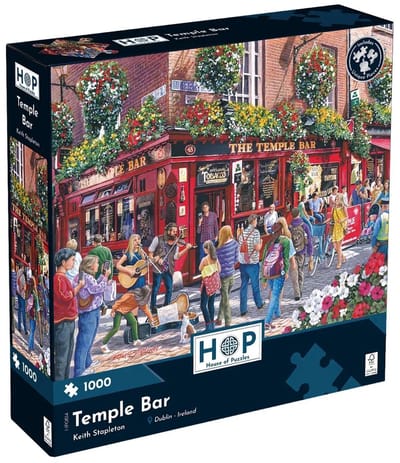 House of Puzzles legpuzzel Temple Bar 1000 stukjes stadsillustratie.