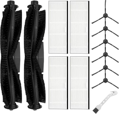 Accessoireset Geschikt voor Honiture Q6 Pro, Geschikt voor Airrobo T10+, Geschikt voor Laresar L6 Pro Q6 Pro, Geschikt voor Ultenic T10, Geschikt voor Proscenic M8, M8 Pro Robotstofzuiger, reserveonderdelen
