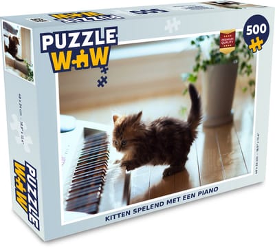 Puzzel Kat - Dier - Kitten - Legpuzzel - Puzzel 500 stukjes