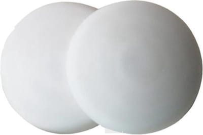 Okado Zelfklevende Deurbuffers 2 Stuks – Deurstopper & Muurbescherming – Siliconen Deurbescherming voor Binnendeuren – Rond 4 cm – Wit
