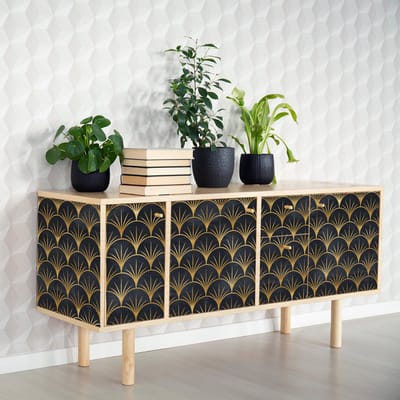 Scandinavische meubelsticker Hurlus 60 x 90 cm