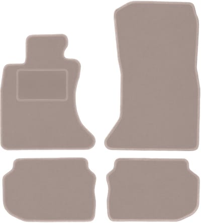 Beige velours vloermatten voor: BMW 5 F10 xDrive sedan (2010-2013)