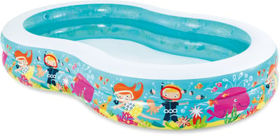 Intex Snorkel Fun Swim Opblaaszwembad - 262 x 160 x 46 cm