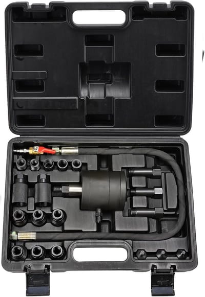 Pneumatische Injectie Extractor voor Diesel Injectoren met Adapter - 21-delige Toolset voor Injector Puller en Common Rail CDI Tools