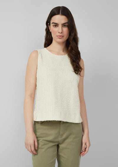 Sweatshirt casual met gestructureerde pasvorm voor dames s.Oliver