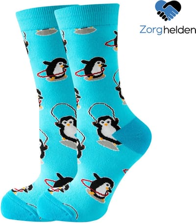 Zorghelden® Verpleegkundige sokken "Happy feet" - Zuster sokken - Verpleegkundige cadeau - Verpleegkundige accessoires - Medische sokken - Nurse sokken
