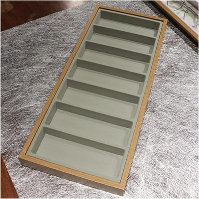 Brillen Display Stand - Zonnebrillenhouder Opslag - Eyewear Organiseren - Meerdere Sleuven - Tot 69.5 cm - B