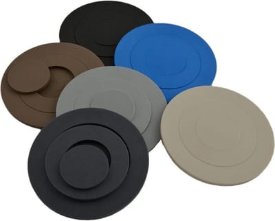 Onderzetters Mix-it - Set 6 stuks - Blauw, beige, taupe, grijs, antraciet, zwart
