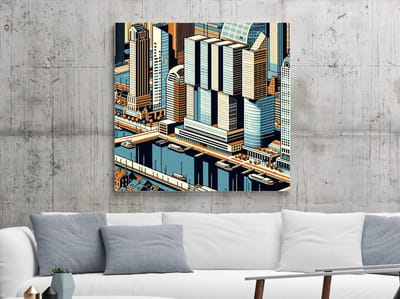 Kunstprint | Wanddecoratie | Dibond | 60 × 60 cm