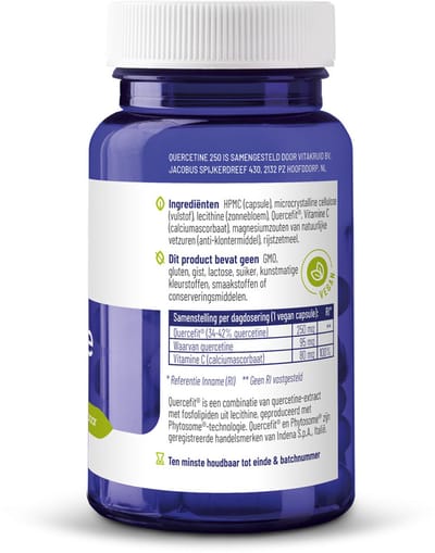 Vitakruid - Quercetine 250 - 2 x 60 vegancapsules - Voordeelverpakking
