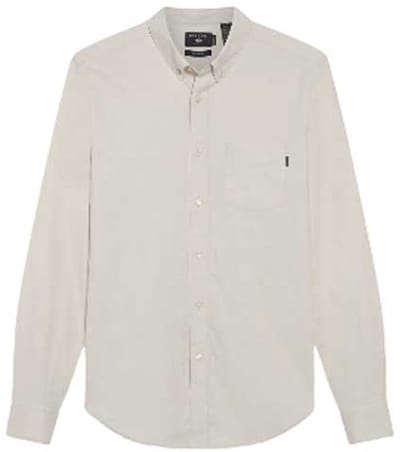Dockers Oxford Slim Overhemd Met Lange Mouwen Beige L Man