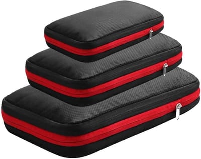 Reis Organizer - Opbergzakken - Bagage Compact Houden - Ruimtebesparend Ontwerp - 40x30CM - Zwart