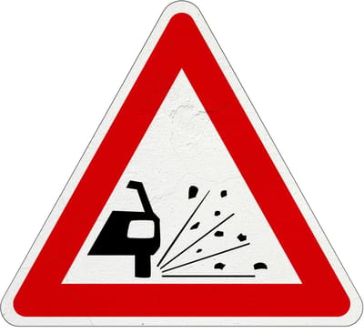 Opspattende stenen bord - J25 | Sign Again materiaal | 40 cm