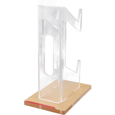 Gamecontrollerhouder 2 lagen Acryl Helder Universeel Dubbele Gamecontroller Displaystandaard voor white