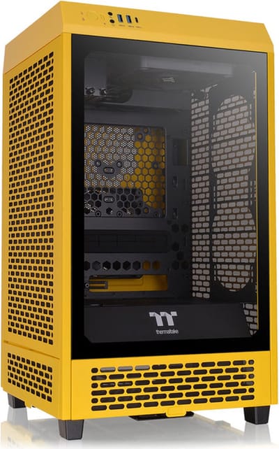 Thermaltake CA-1X9-00S4WN-00 computerbehuizing Mini Tower Geel