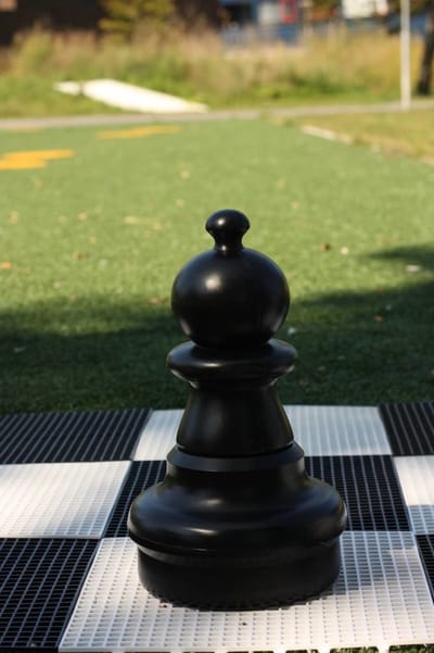 Ubergames - Schaakstuk - Pion 42 cm - Zwart - Geschikt Voor Ubergames Schaakspel