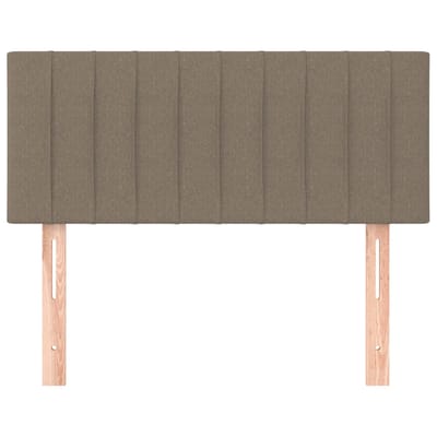 vidaXL - Hoofdbord - 80x5x78/88 - cm - stof - taupe