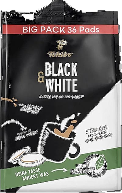 Tchibo - Black & White - 12x 36 pads