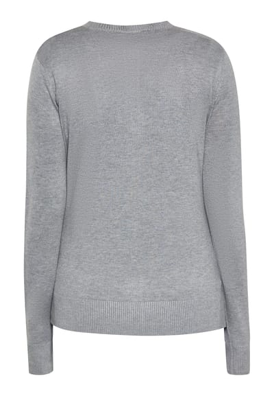 RISA Vest Dames grijs melange