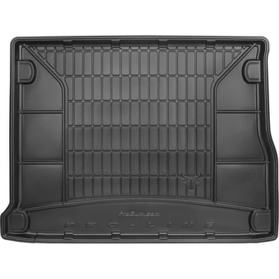Premium Brand - Renault Scenic III 2009-2016 - Kofferbakmatten - TPE Rubber - 5 cm Hoge Rand - Organizer Functie