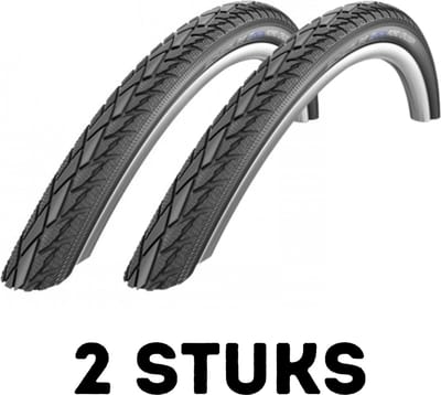 Fietsband - Buitenband - Set van 2 - Road Cruiser 28 x 1.60 (42-622) zwart