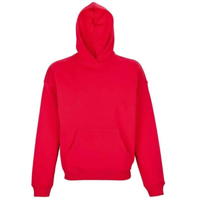 SOLS Uniseks Adult Connor Oversized Hoodie (Helder rood)