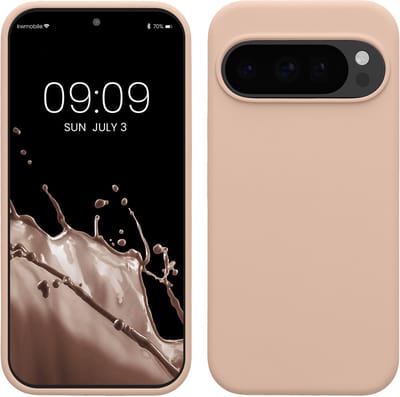 kwmobile telefoonhoesje geschikt voor Google Pixel 10 / Pixel 10 Pro - Hoesje met siliconen coating - Smartphone case in oudroze