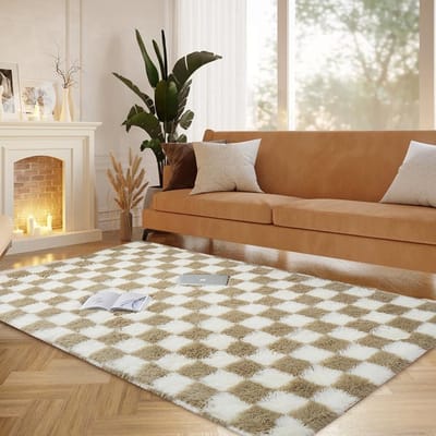 Moderne en Zachte Vloerkleden voor de Woonkamer, 140 x 200 cm, Wasbaar tot 30 Graden, Antislip, Perfect voor Kinderkamers en Slaapkamers