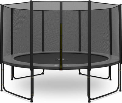 Magic Jump Grey Trampoline 427 cm met veiligheidsnet
