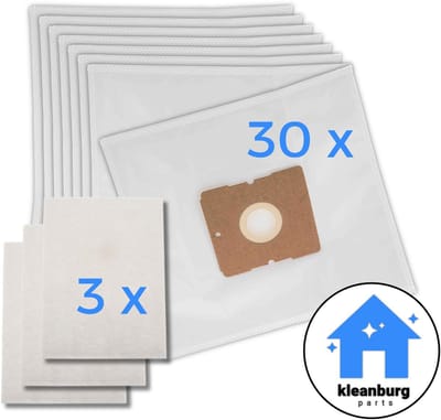 Kleanburg® - Geschikt voor Inventum, Tomado, Princess - PH95 - Stofzuigerzakken - 30 stuks