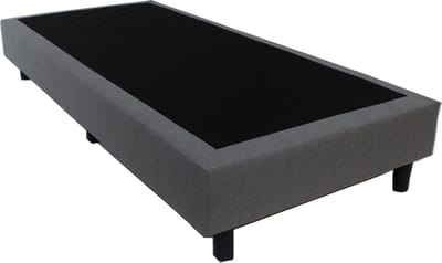 Bed4less Boxspring 70 x 200 cm - Losse Boxspring - Eenpersoons - Antraciet