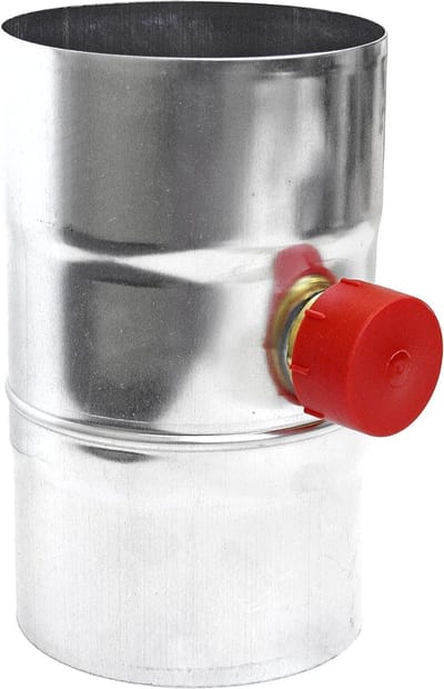 Famanu – Regenwaterverzamelaar van zink - DN 80 mm - eenvoudig te monteren in regenpijp - duurzaam en robuust materiaal - ideaal voor het verzamelen van regenwater voor tuin en planten