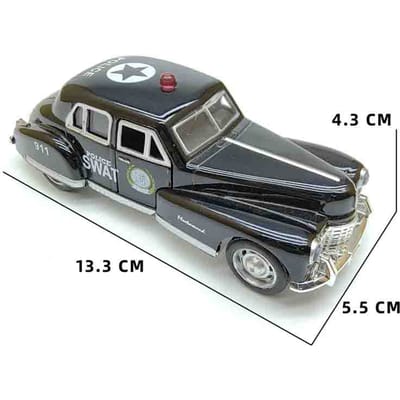 Klassiek Amerikaans Vintage Auto Model van Legering, Met Realistische Simulatie, Terugtrekmechanisme en Openende Deuren, Een Speelgoedauto voor Kinderen