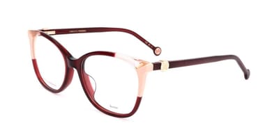 Carolina Herrera HER 0113/G Burgundy nude 54/17/145 WOMAN Brilmonturen