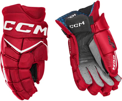 CCM - Jetspeed Ft8 Pro Ijshockeyhandschoenen - Senior - Rood/wit - 13