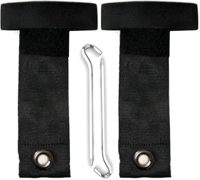 Zonnepaneelhouder Set - Paneel Stabilisator - Outdoor Energie - Kantelbare Montage - 18.6 x 10.2 cm - Zwart