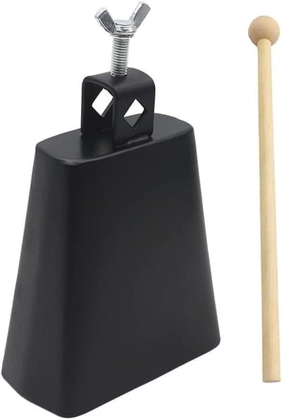 Metalen Koebel - Makers - Muziek Maken - Inclusief Stok - 5 Inch - Zwart