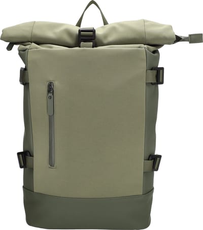Beagles Originals Kobe Roll-Top Rugzak - 15.6" Laptop Rugtas - Waterafstotend & Weersbestendig - Olijfgroen