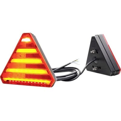 WAS Aanhangerachterlicht Open kabeleinden Knipperlicht, Remlicht, Achterlicht, Achteruitrijlicht, Reflector Rechts 12 V/DC, 24 V/DC